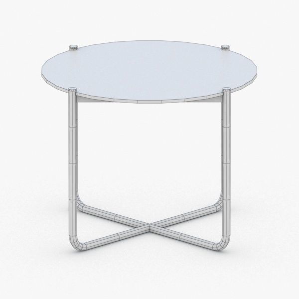 0035 - Coffee Table Low-poly 3D model_2