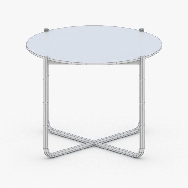 0035 - Coffee Table Low-poly 3D model_1