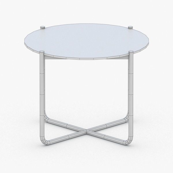 0035 - Coffee Table Low-poly 3D model_4
