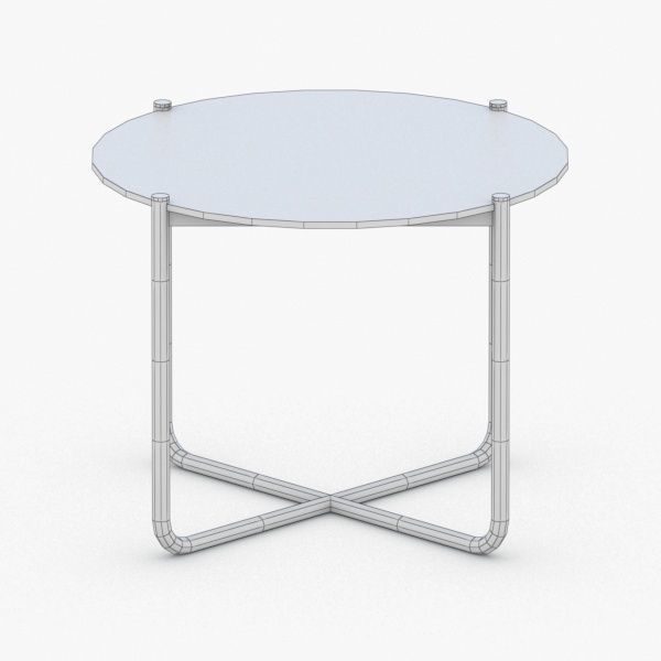 0035 - Coffee Table Low-poly 3D model_3