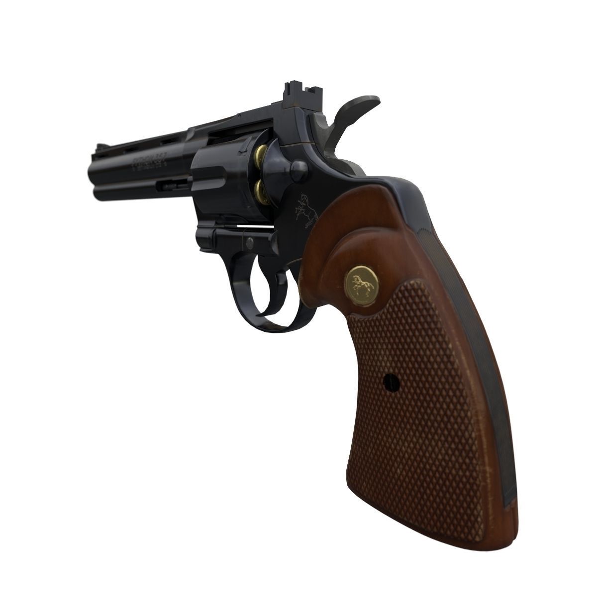 Revolver Colt python 357 magnum  3D model_5