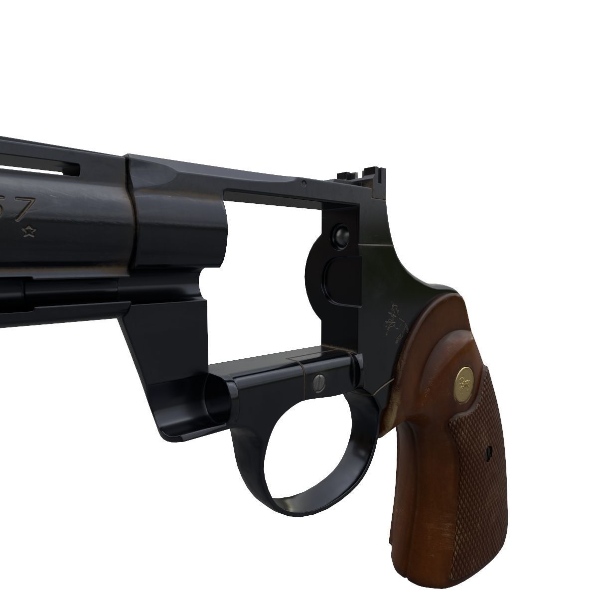 Revolver Colt python 357 magnum  3D model_17