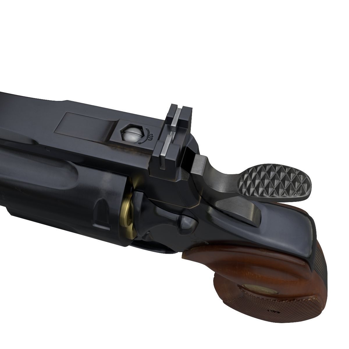 Revolver Colt python 357 magnum  3D model_2