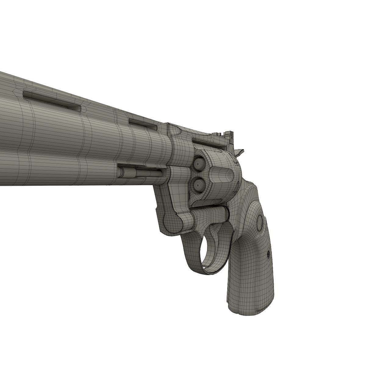 Revolver Colt python 357 magnum  3D model_13