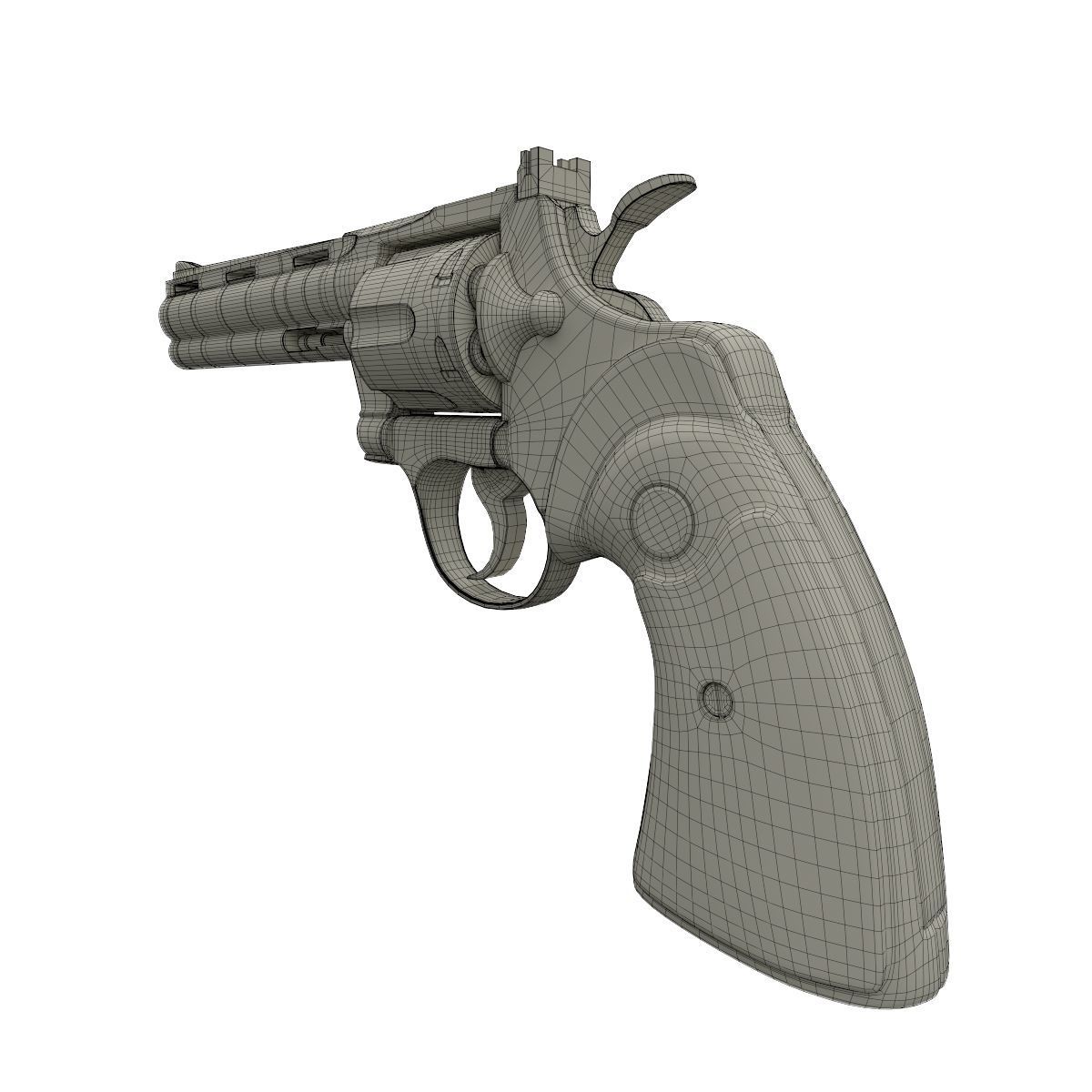 Revolver Colt python 357 magnum  3D model_22