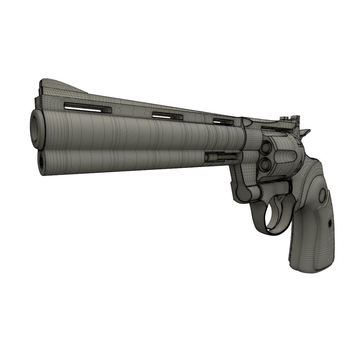 Revolver Colt python 357 magnum  3D model_19