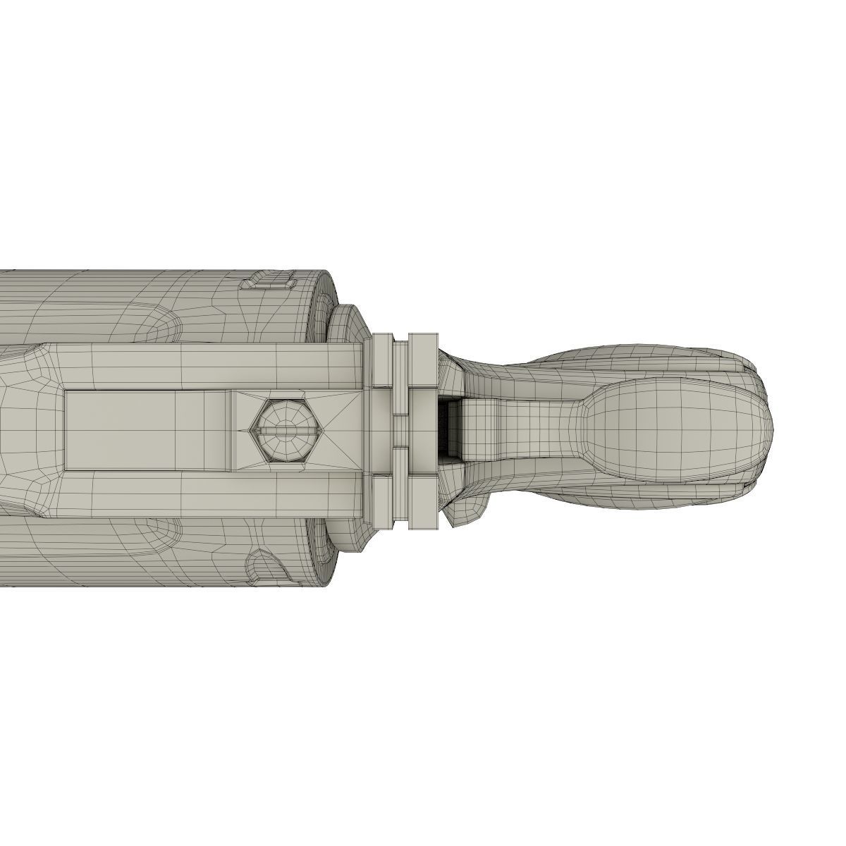 Revolver Colt python 357 magnum  3D model_4