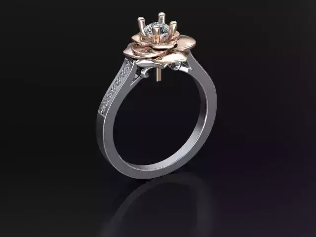 Rose Engagement  Ring 
