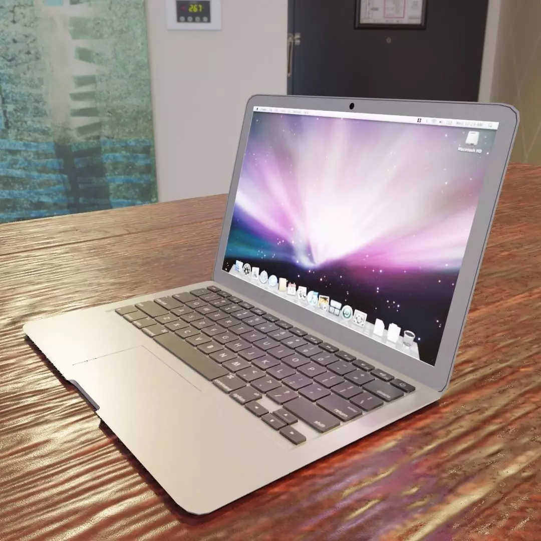 Mackbook Air Low-poly 3D model