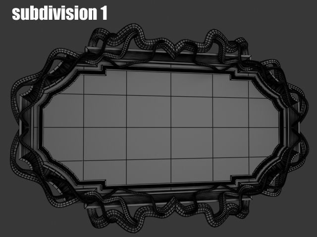 Picture frame 3 3D model_2