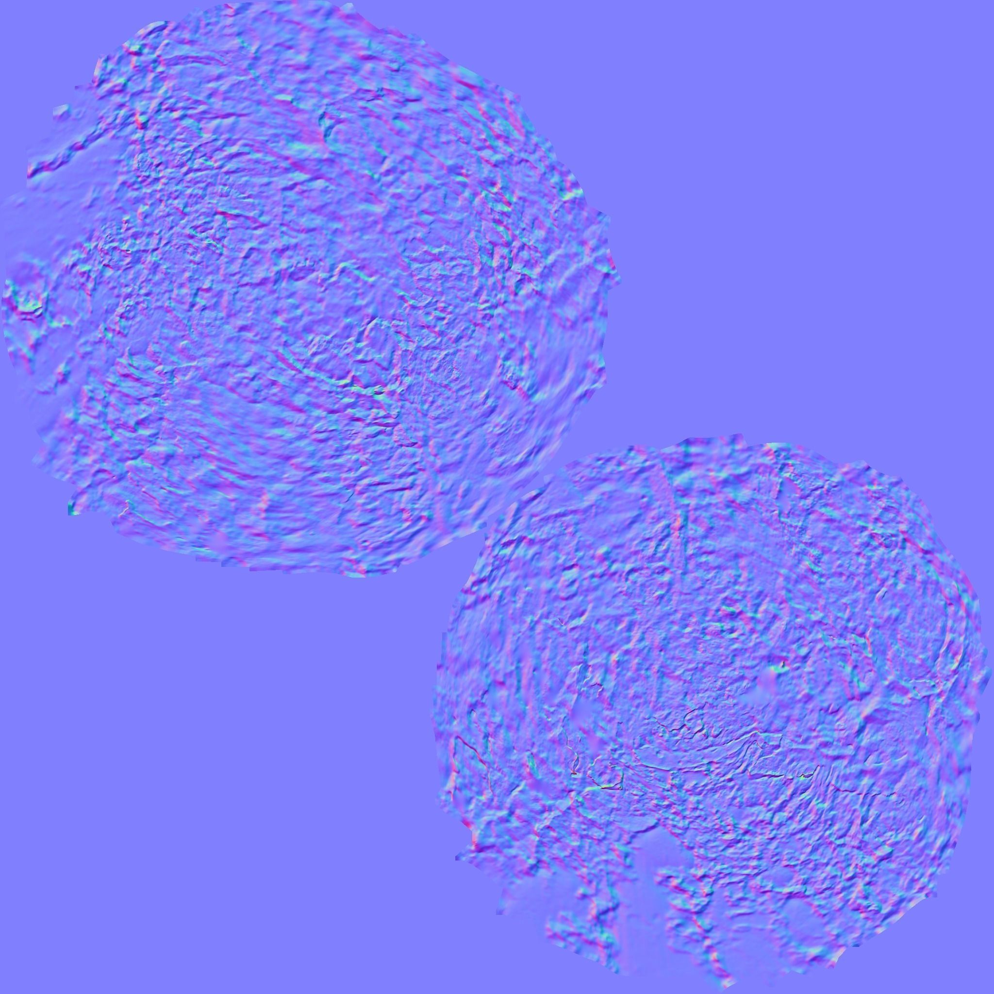 Mountain rock Low-poly 3D model_9