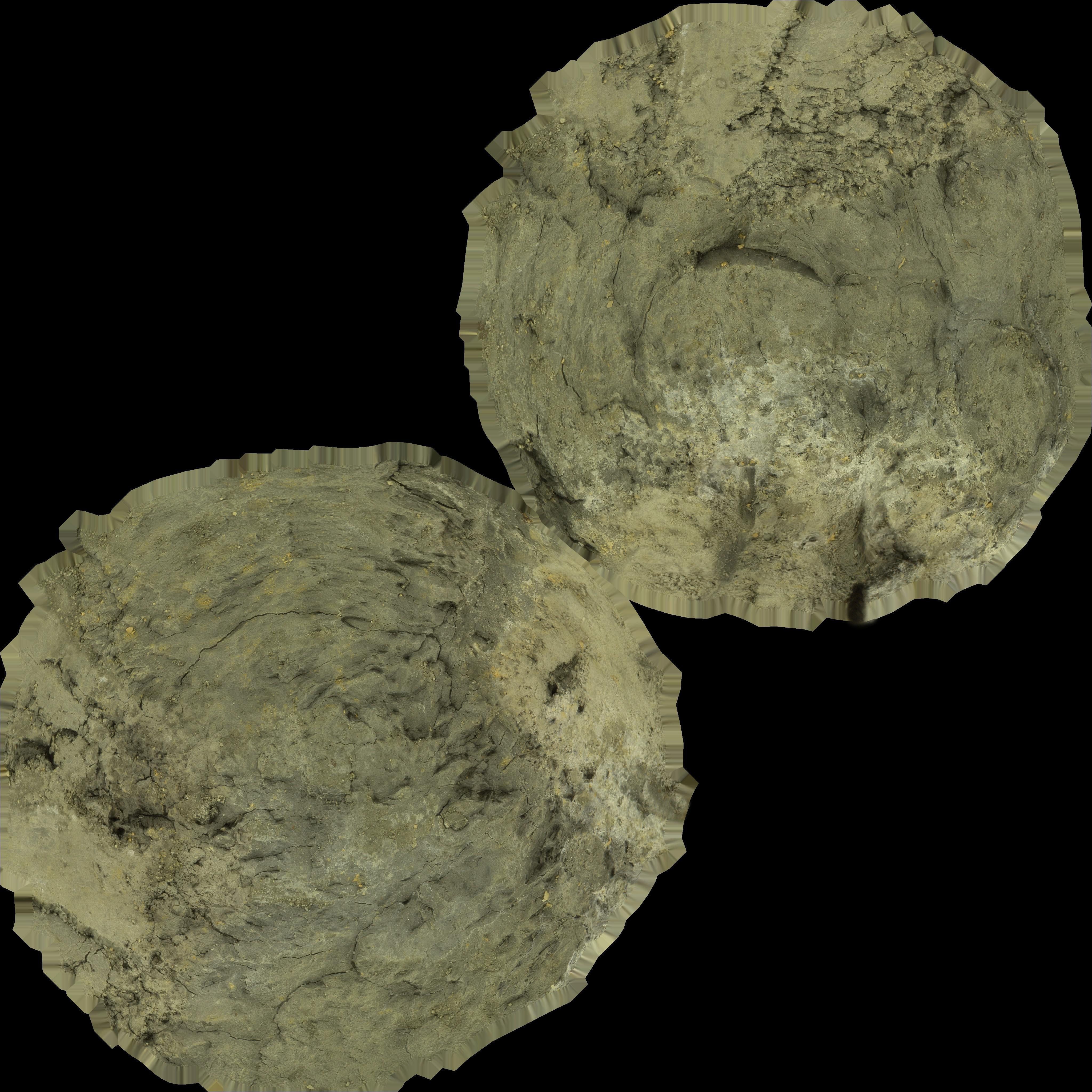 Mountain rock Low-poly 3D model_8