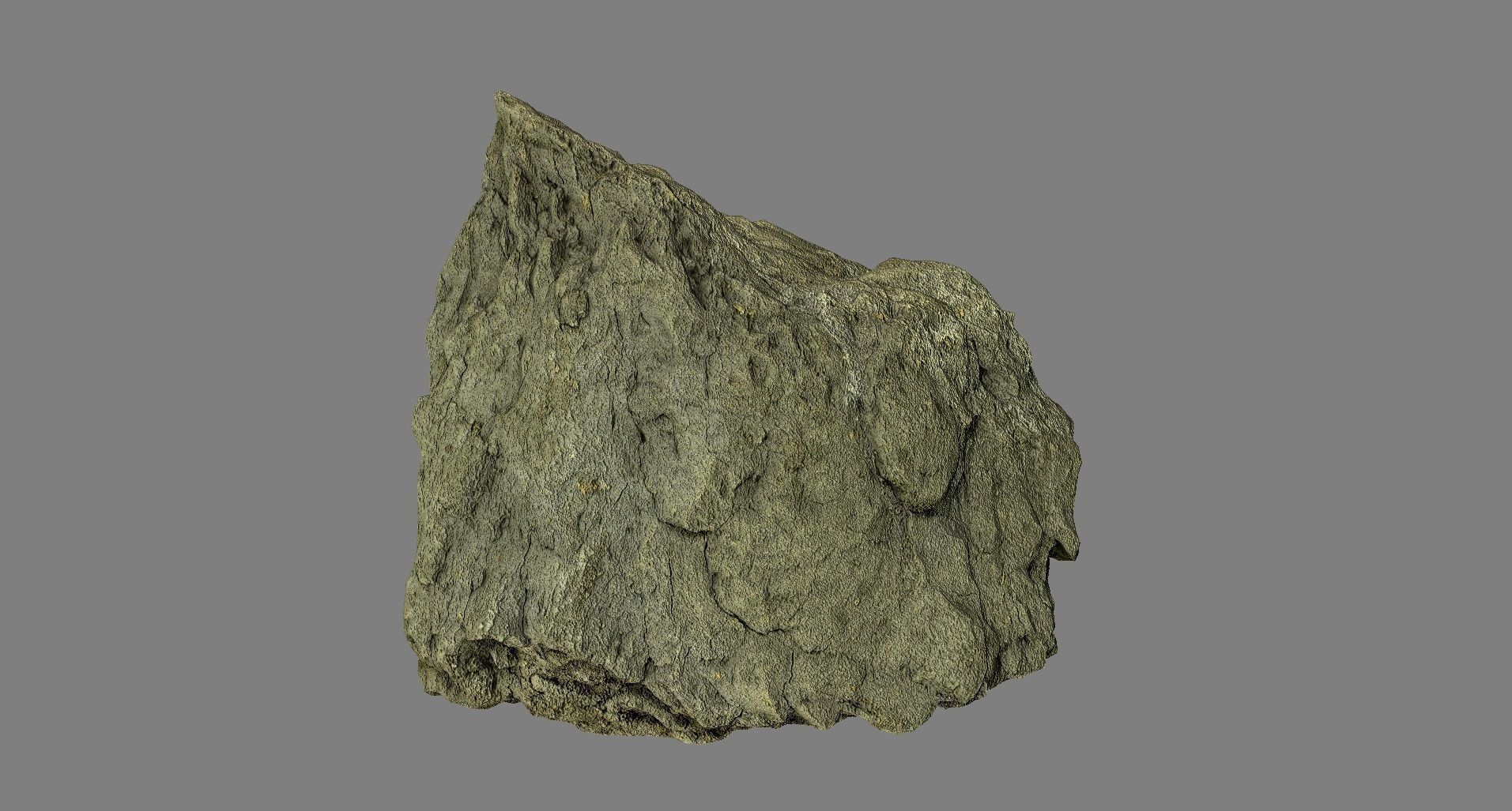 Mountain rock Low-poly 3D model_6