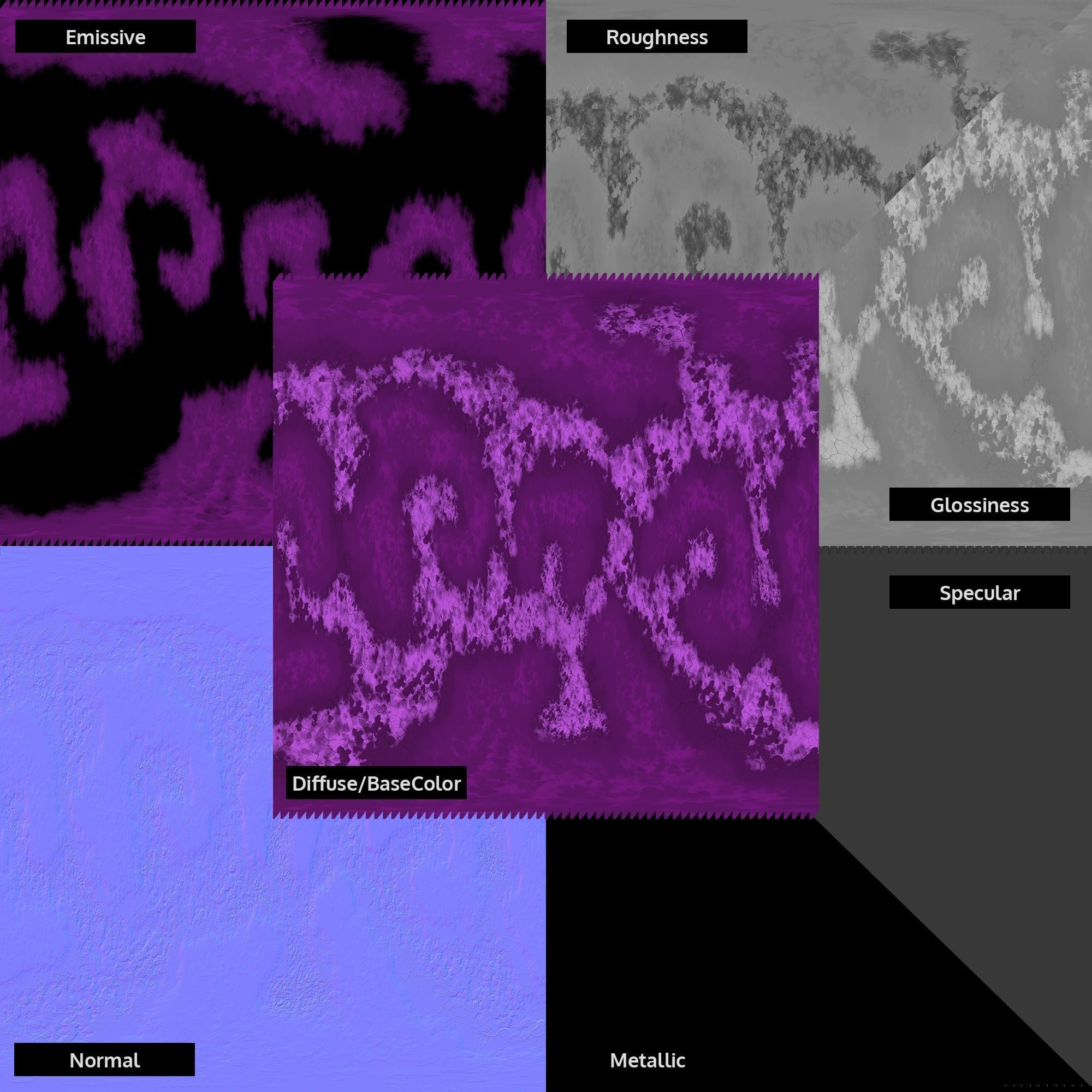 Stylized Planets 01 Low-poly 3D model_22