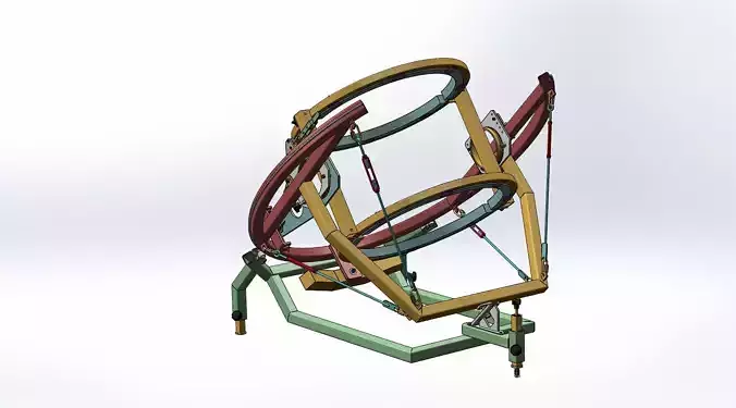 Telescope tube frame assembly