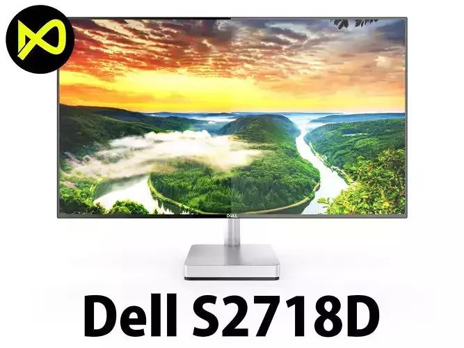 Dell 27 Ultrathin Monitor S2718D 3D model
