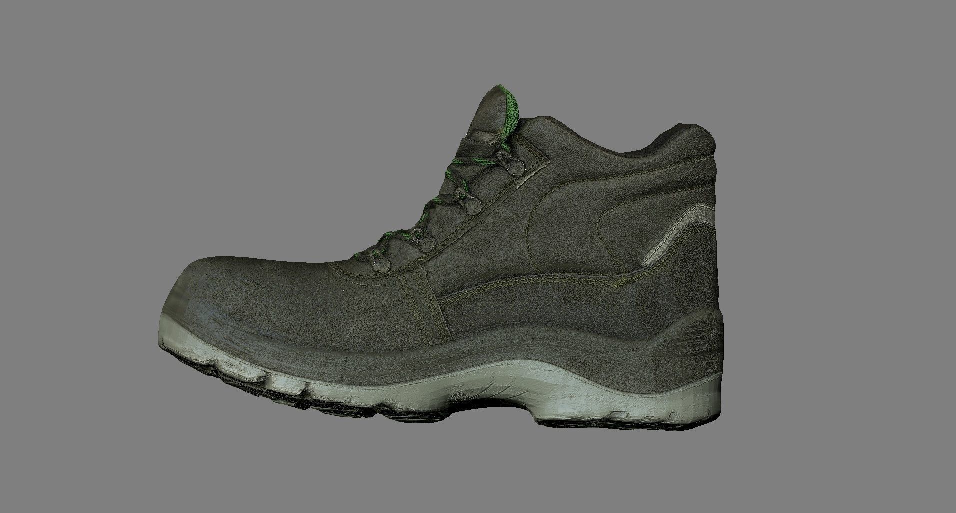 Boot 3D model Low-poly 3D model_12