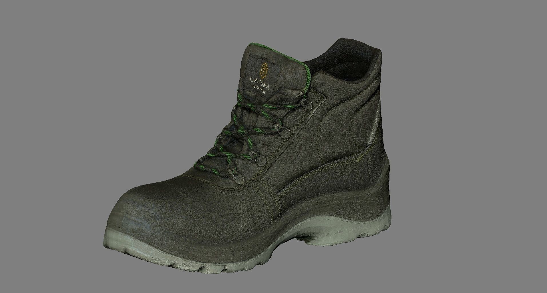 Boot 3D model Low-poly 3D model_8