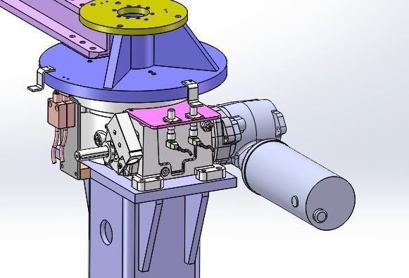 The rotary clamping mechanism 3D model_1