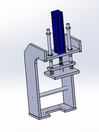The pressure laminate  mechanism 3D model_2