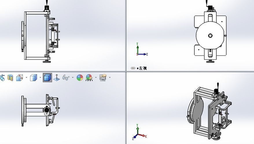 Manually rotating tool 3D model_3