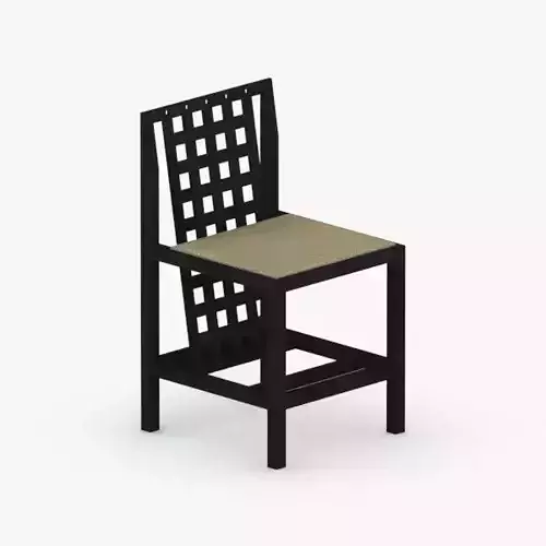 0056 - Modern Chair Low-poly 3D model