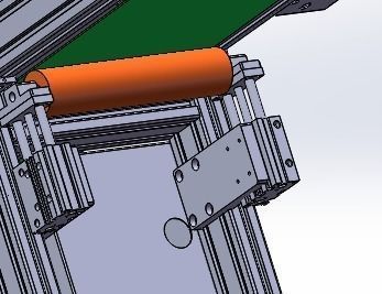 2 m conveyor line 3D model_5