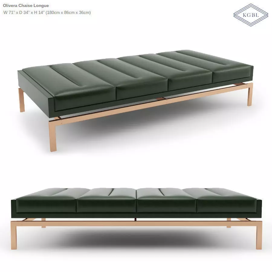 OLIVERA CHAISE LOUNGE 3D model