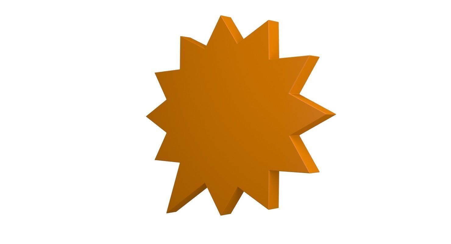 Speech Bubble V03 3D model_3