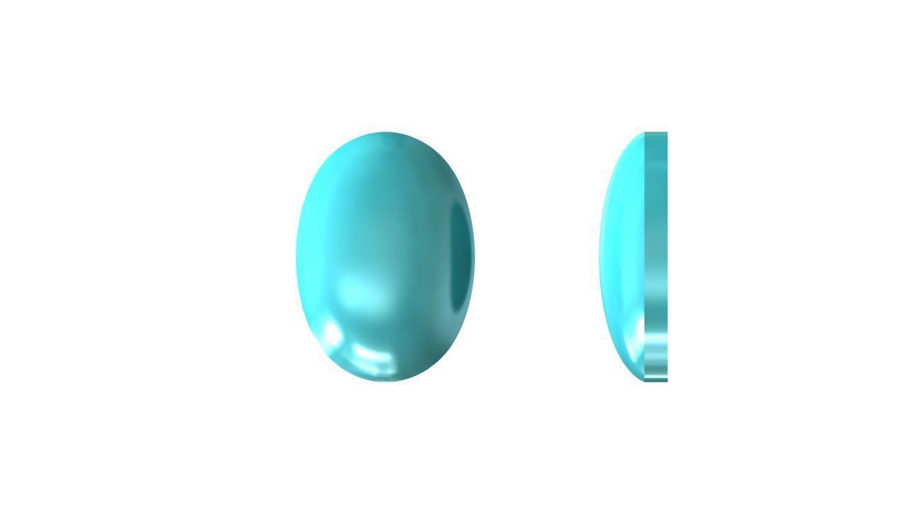 kengkod44v2 turquoise stone ring in rose gold 3D print model_9