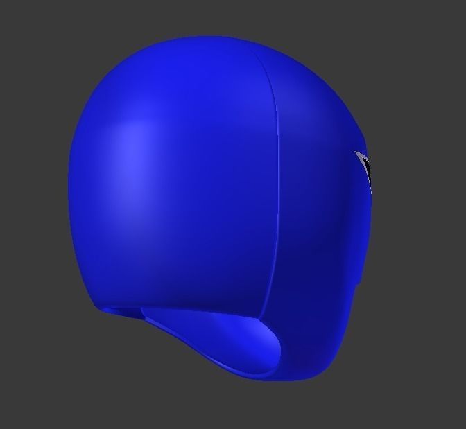 power rangers zeo blue helmet stl file 3D print model_3