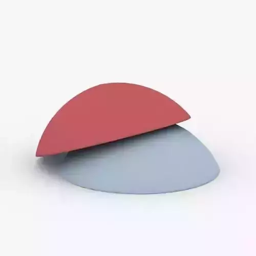 0078 - Bean Bag Chair Low-poly 3D model