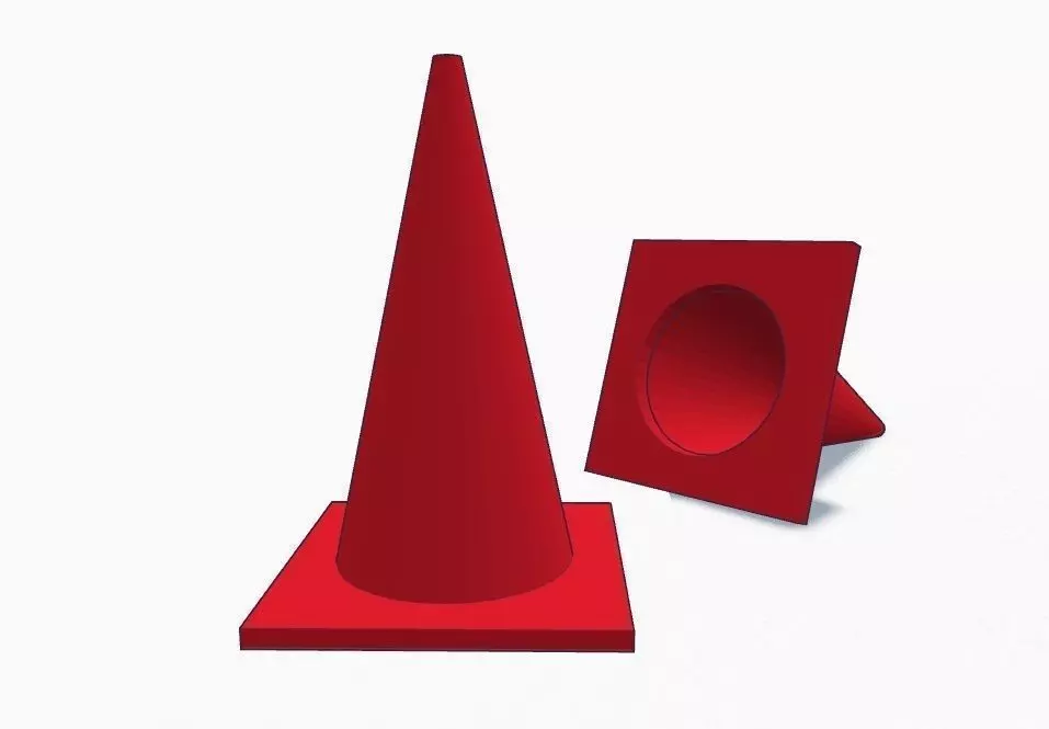Traffic Cone 3D print model_0