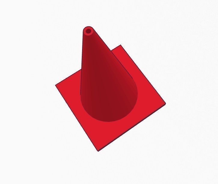 Traffic Cone 3D print model_3