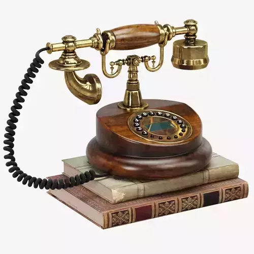 Retro Phone 3D model