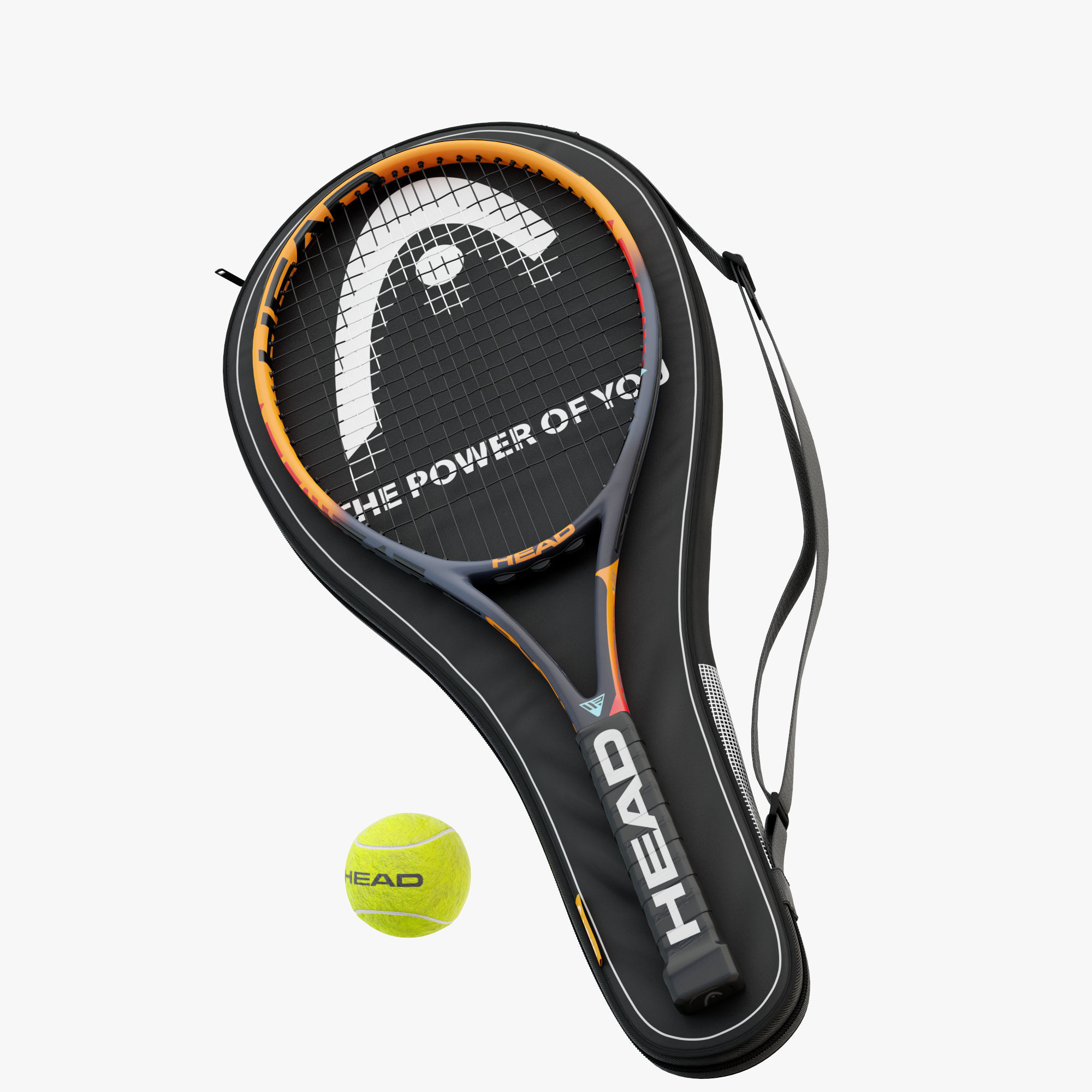 Tennis Racket Head IG Challenge 3D model_13