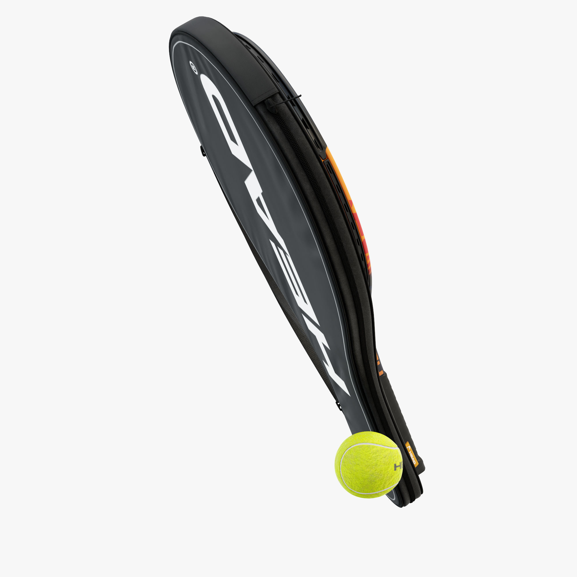 Tennis Racket Head IG Challenge 3D model_4