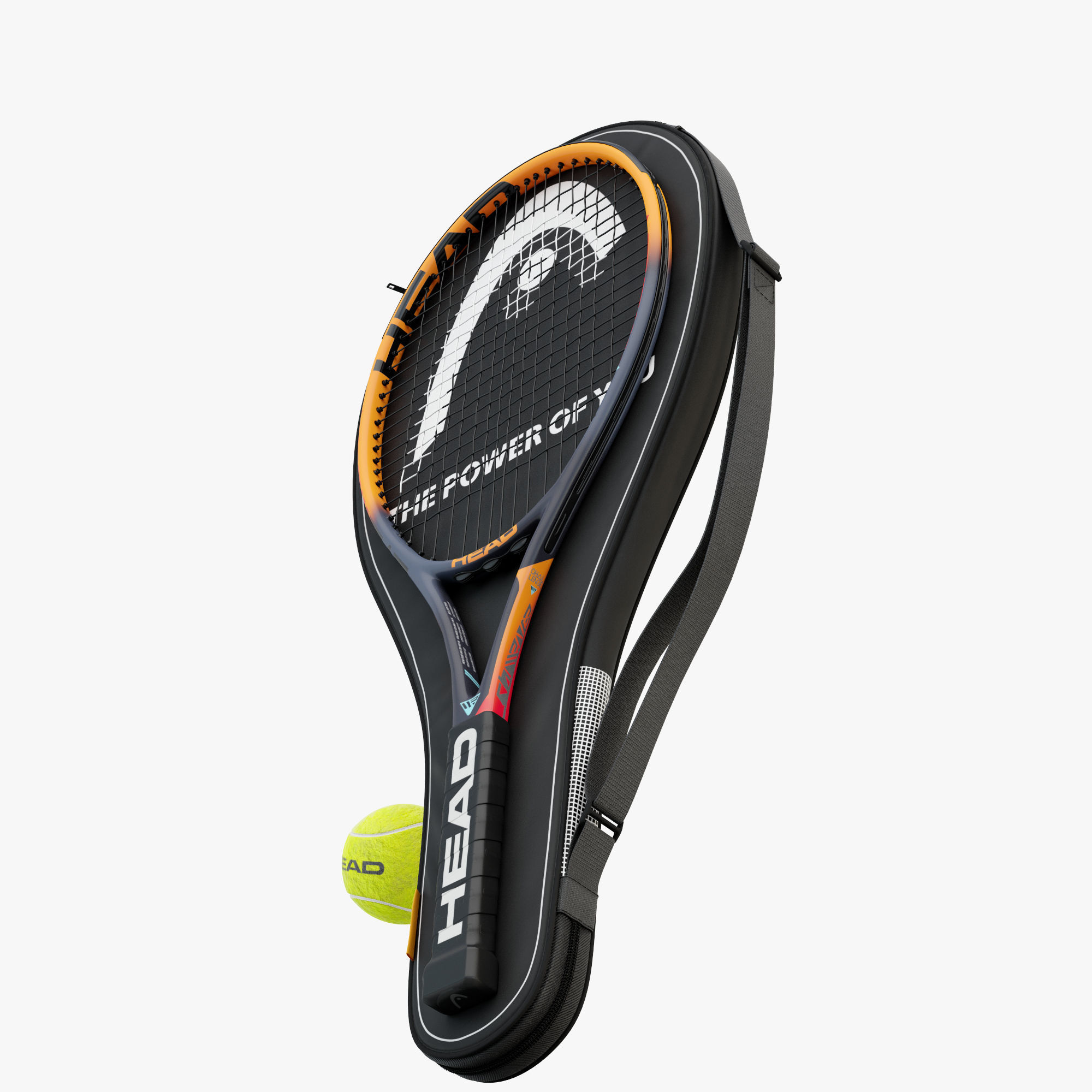 Tennis Racket Head IG Challenge 3D model_12