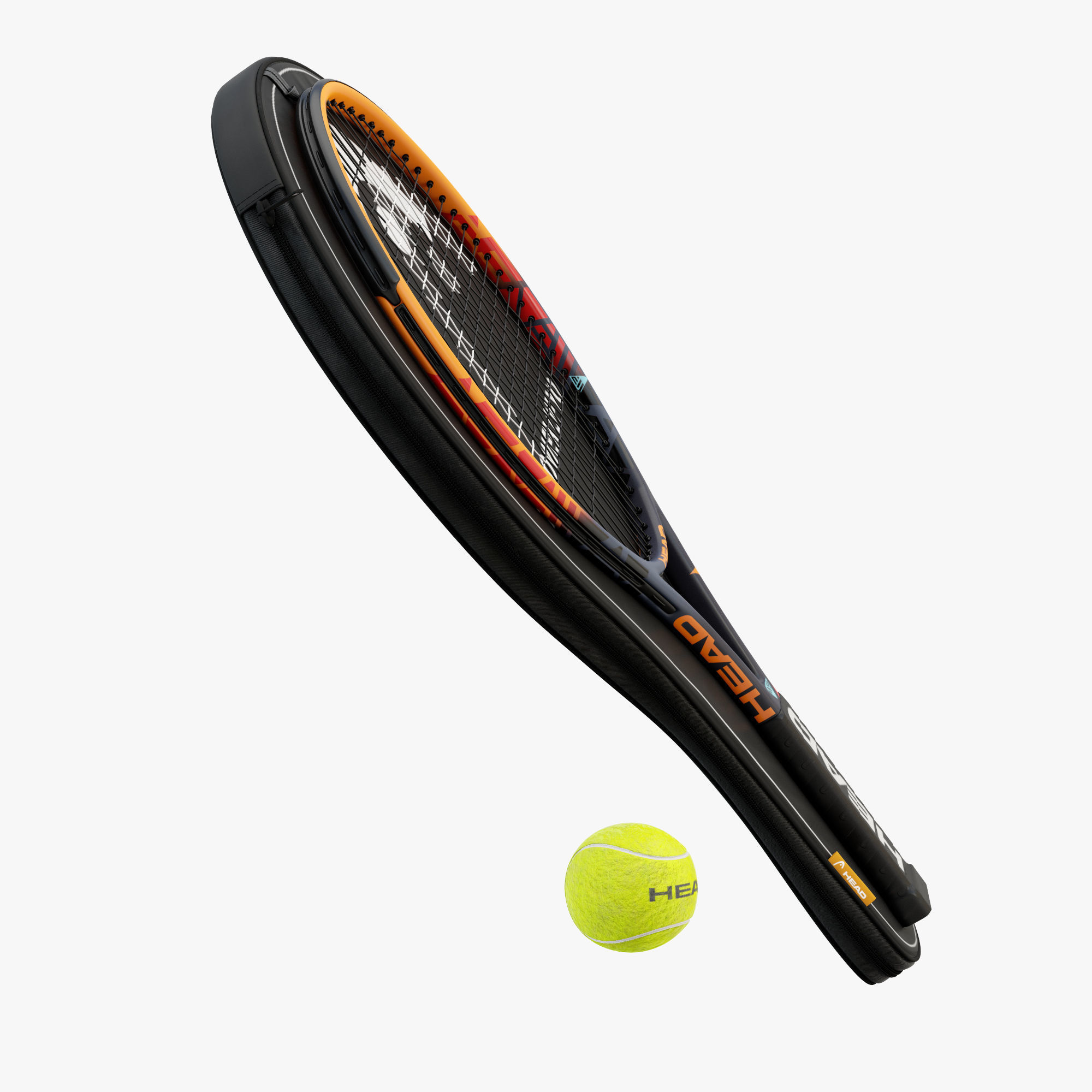 Tennis Racket Head IG Challenge 3D model_5
