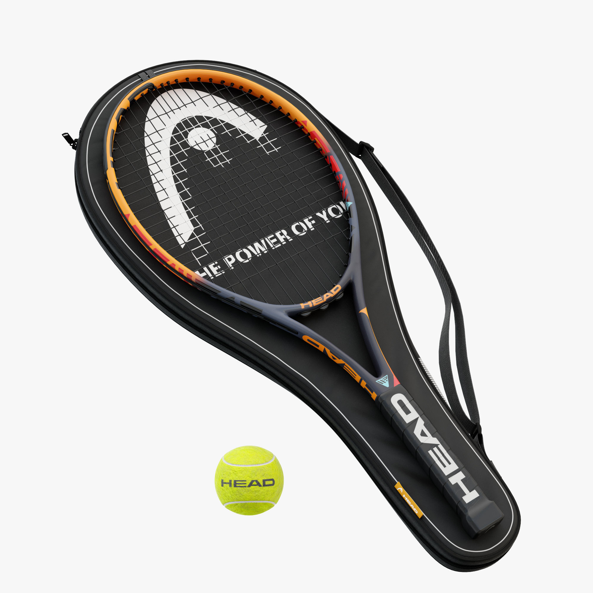 Tennis Racket Head IG Challenge 3D model_8