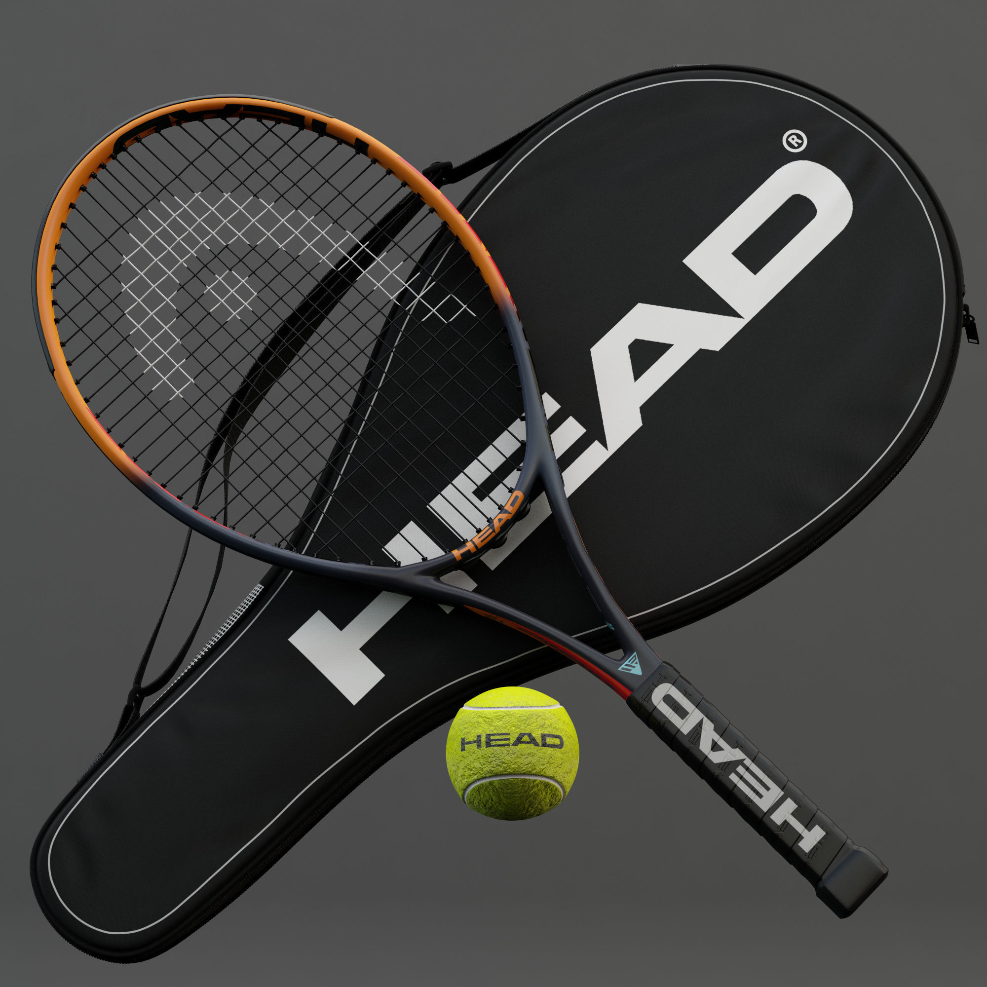 Tennis Racket Head IG Challenge 3D model_1