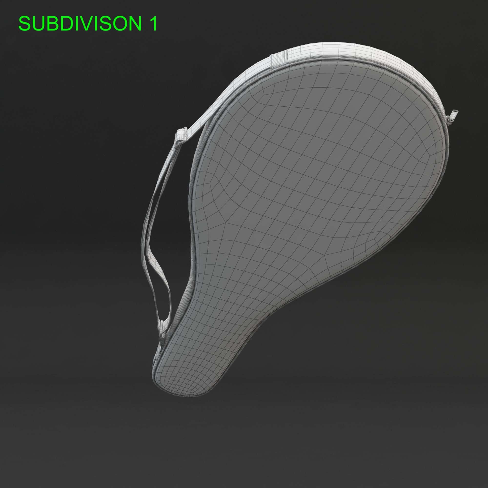 Tennis Racket Head IG Challenge 3D model_15