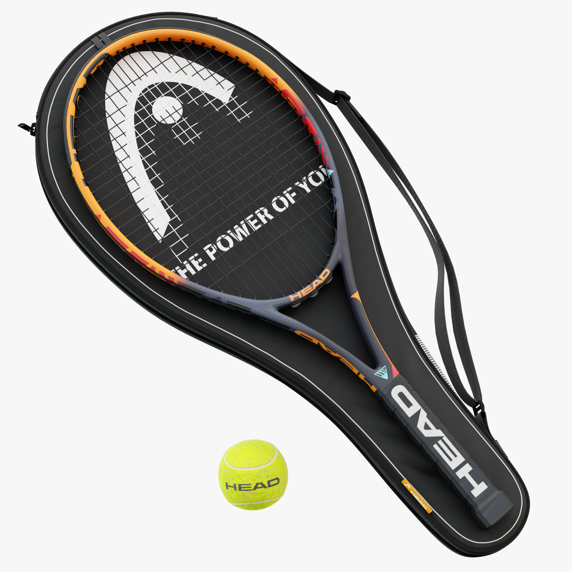 Tennis Racket Head IG Challenge 3D model_14