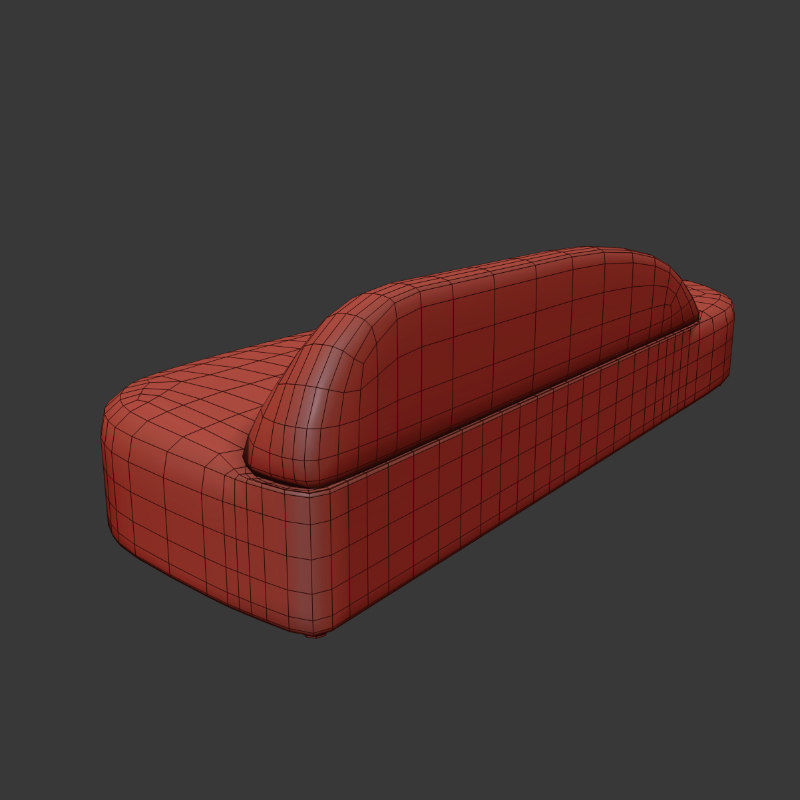 GUEST Sofa La Cividina Design Low-poly 3D model_4