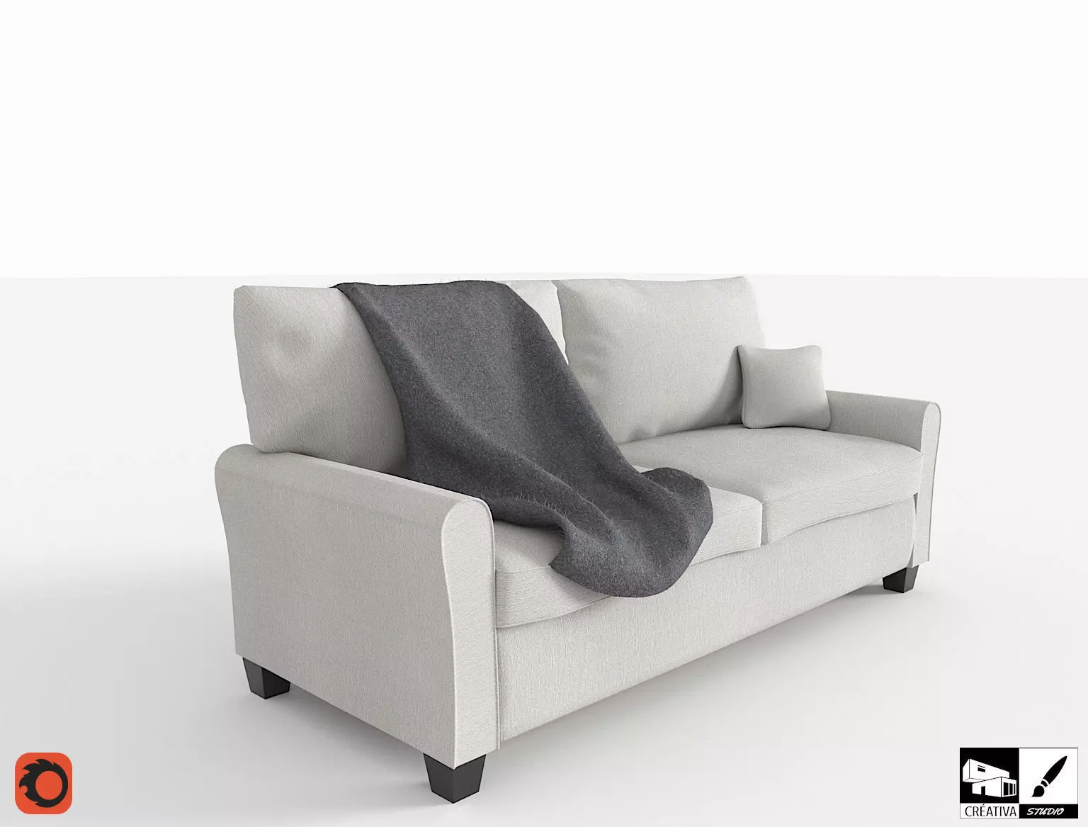 Contemporary Sofa Free 3D model