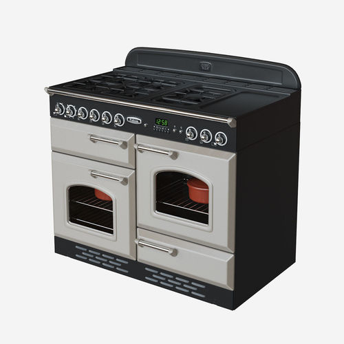 Falcon range cooker  Low-poly 3D model
