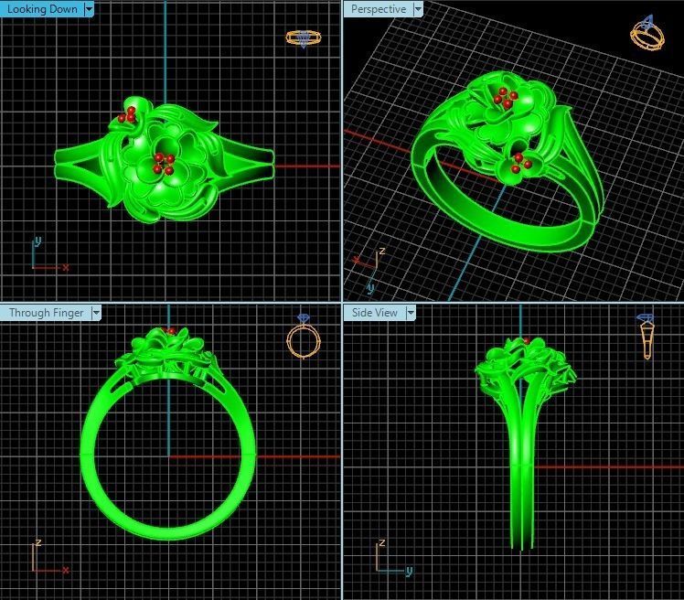 Ring T00370 3D print model_2