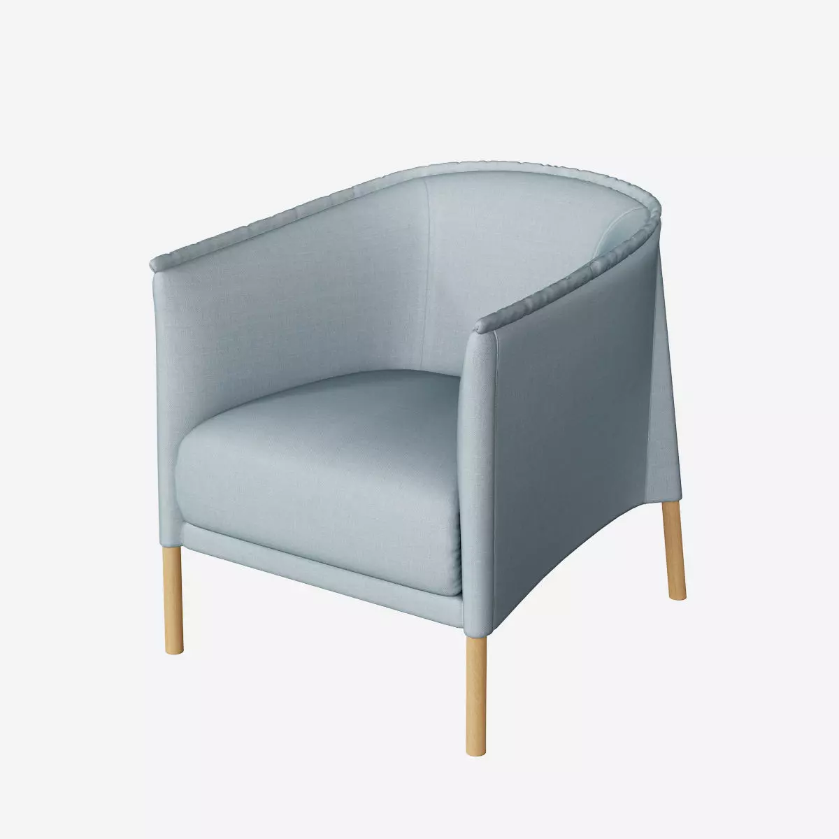 Talo Armchair by Sancal Low-poly 3D model_0