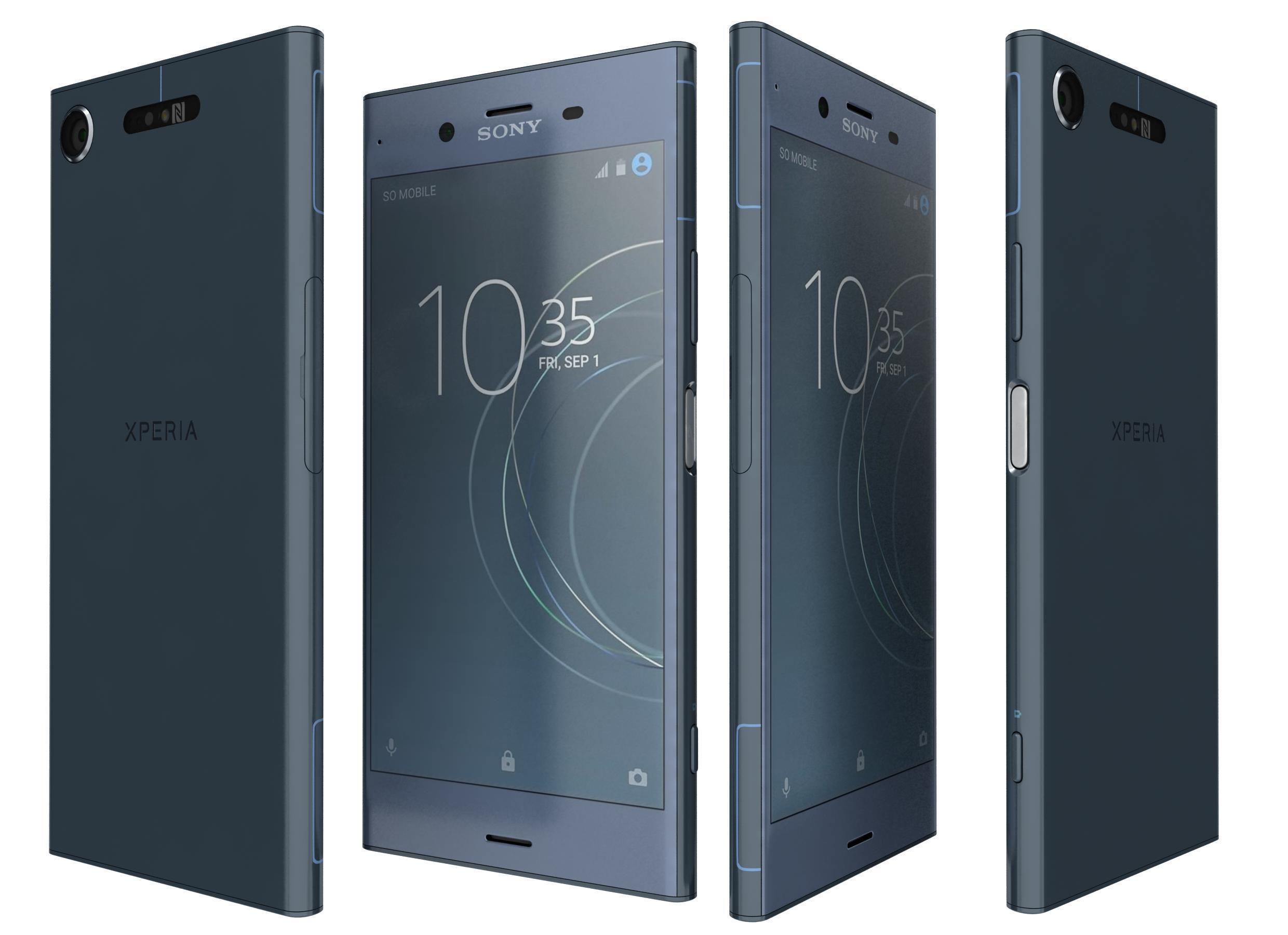 Sony Xperia XA1 Plus All Colors 3D model_8
