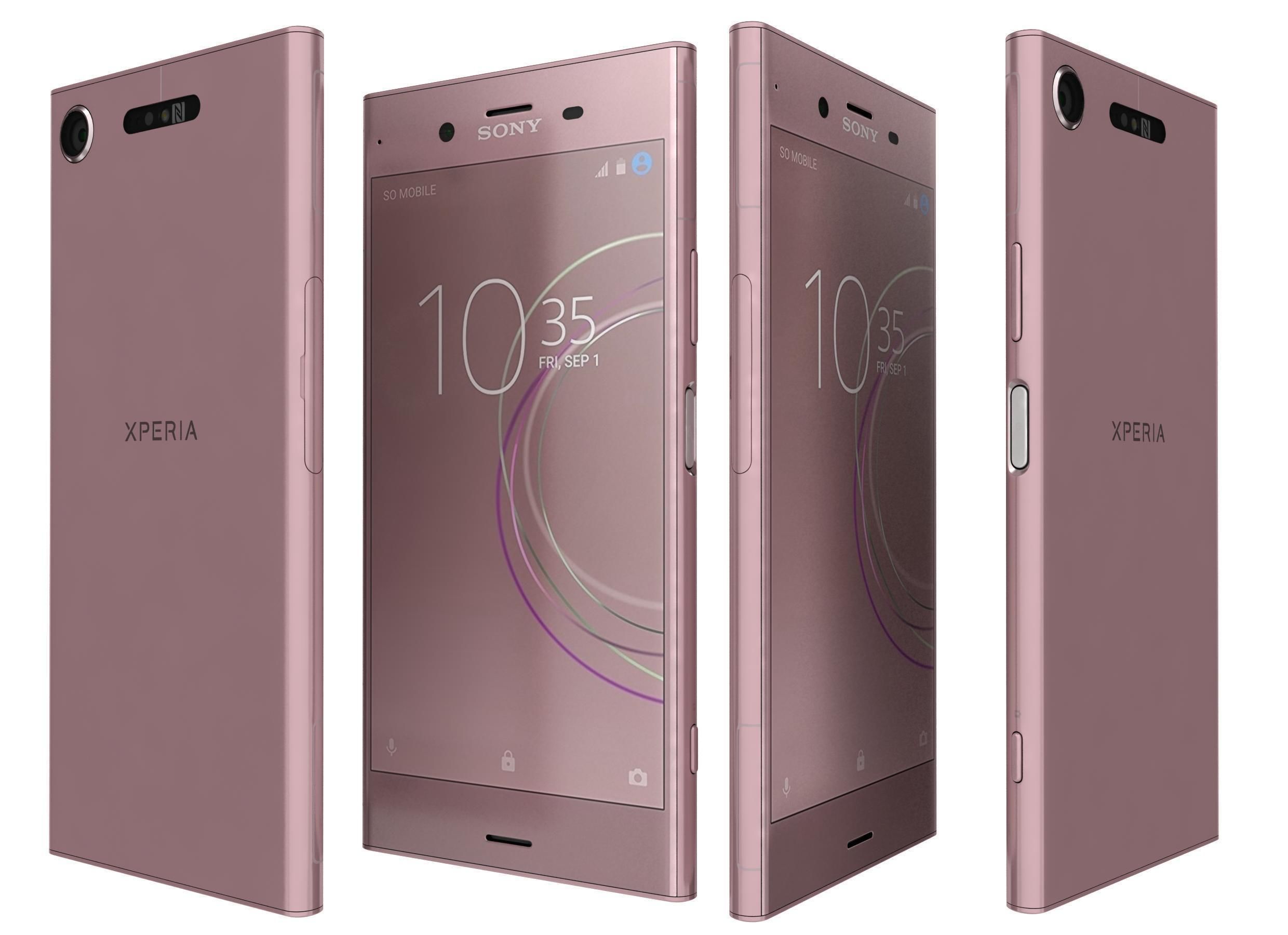 Sony Xperia XA1 Plus All Colors 3D model_6